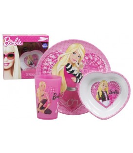 Barbie Melamine Dinner Box Set