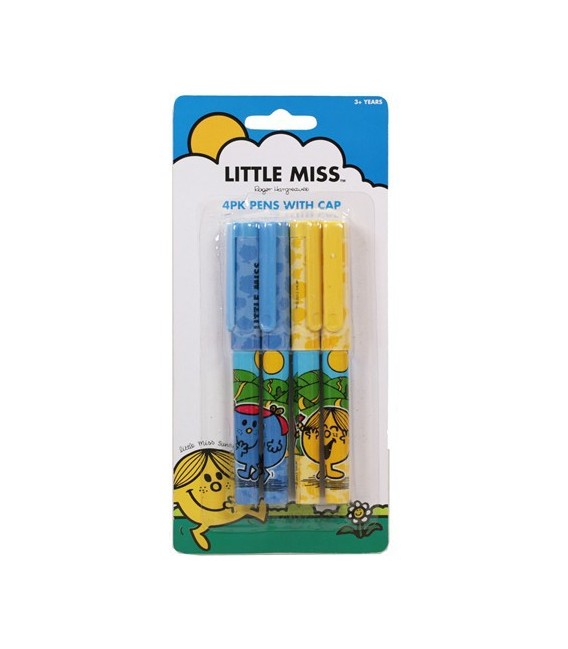 Little Miss Ballpoint Pens - 4 Pack