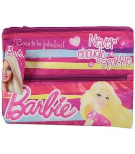 Barbie - 2 zipper Pencil Case - Large
