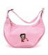 Betty Boop Cloth Half Moon Style Handbag Purse