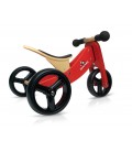 Kinderfeets Tiny Tot - Red - Convertible Trike / Bike