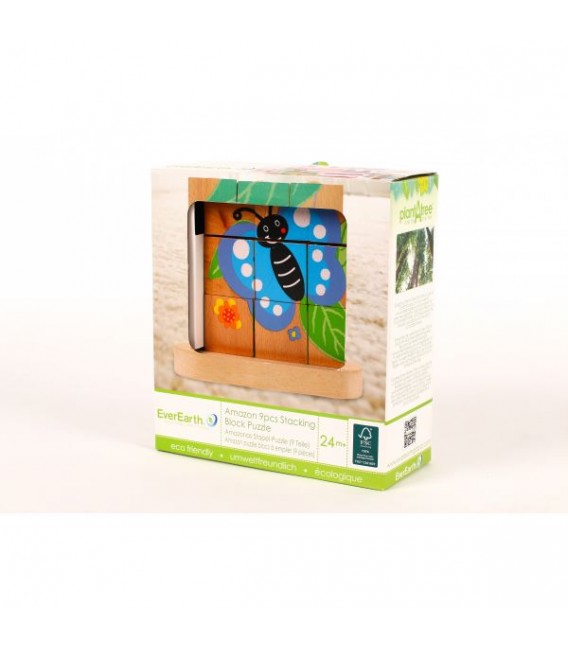 From Caterpillar to Butterfly – Stacking Puzzle