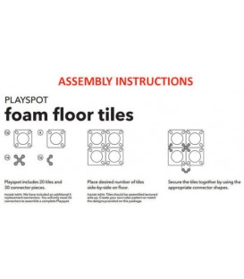 PLAYSPOT Foam Floor Tiles - Brights - Skip Hop